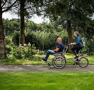 Tour mit dem Rollfiets des Seehotels Rheinsberg